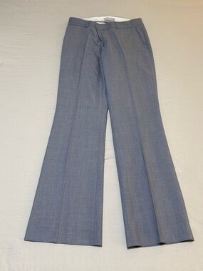 Banana Republic Classic Wide-Leg Dress Pants in Heathered Gray